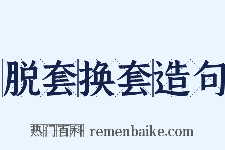 脱套换套造句是什么意思的图片